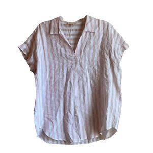 Jane ans Delancey Pink and White Stripe Top